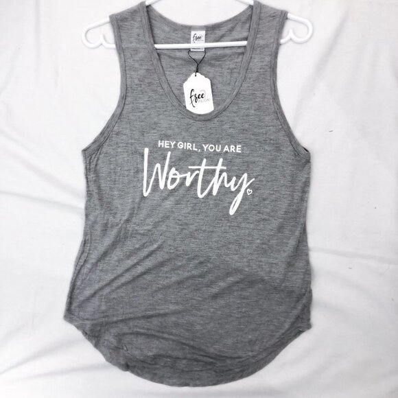 free REIGN Worthy Tank flowy jersey tank NWT - Picture 6 of 6